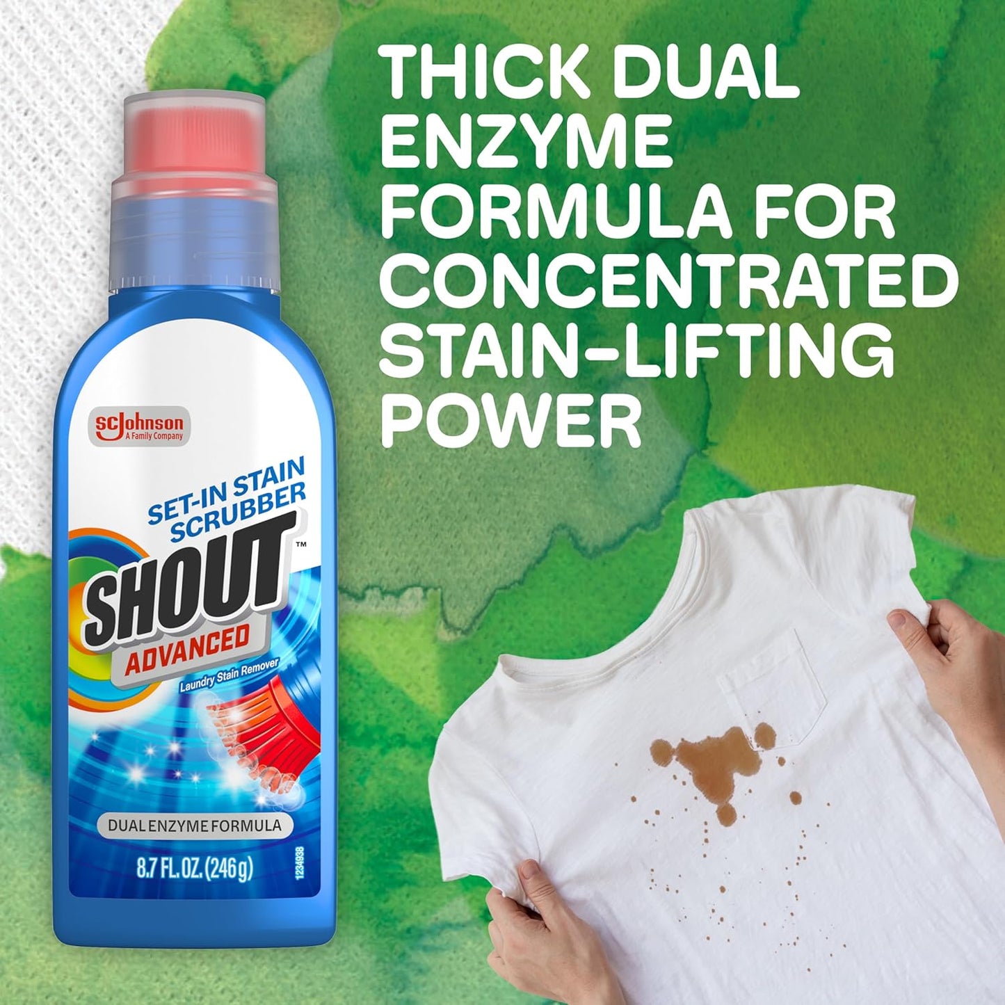8.7oz squeeze bottle for controlled dispensing