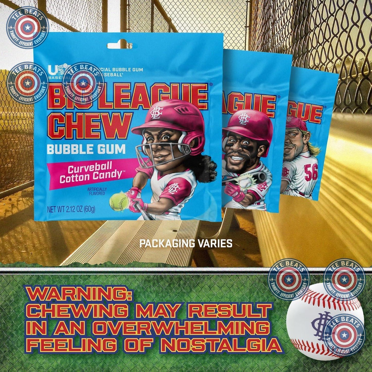 8 available flavor variants including blue raspberry, grape, cotton candy, original, peppermint, strawberry, watermelon, and sour apple