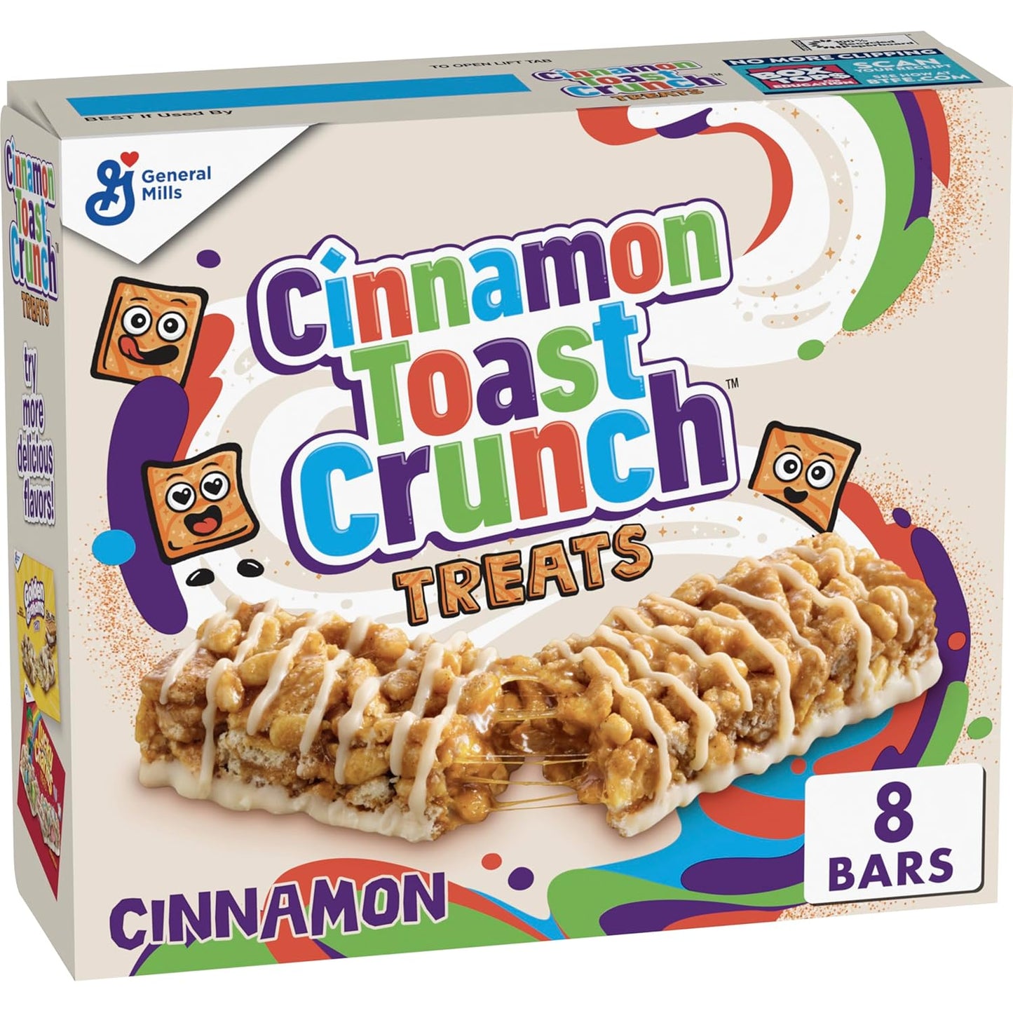 8 individually wrapped bars per box for portion control and grab-and-go convenience