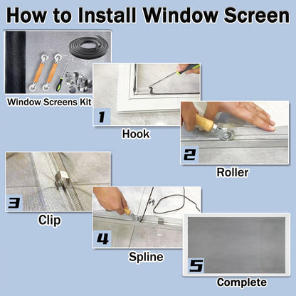 8 manganese steel, nickel-plated screen holder clips with flexible smooth-touch finish