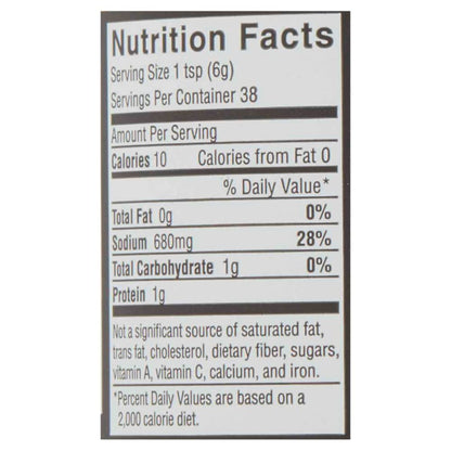 8 oz jar providing 38 servings