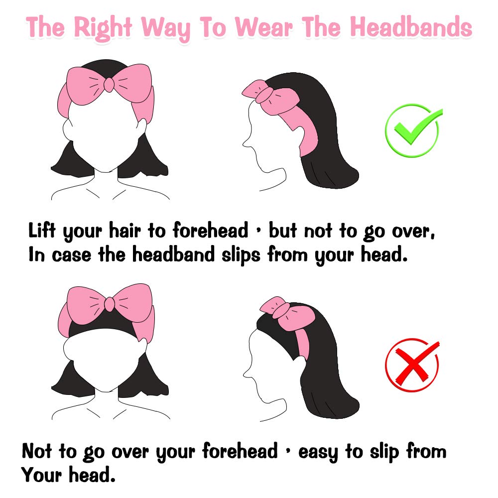 Soft Spa Hairband Variety Pack – Wind Down Routine Essential for Skincare Masks and Face Washing