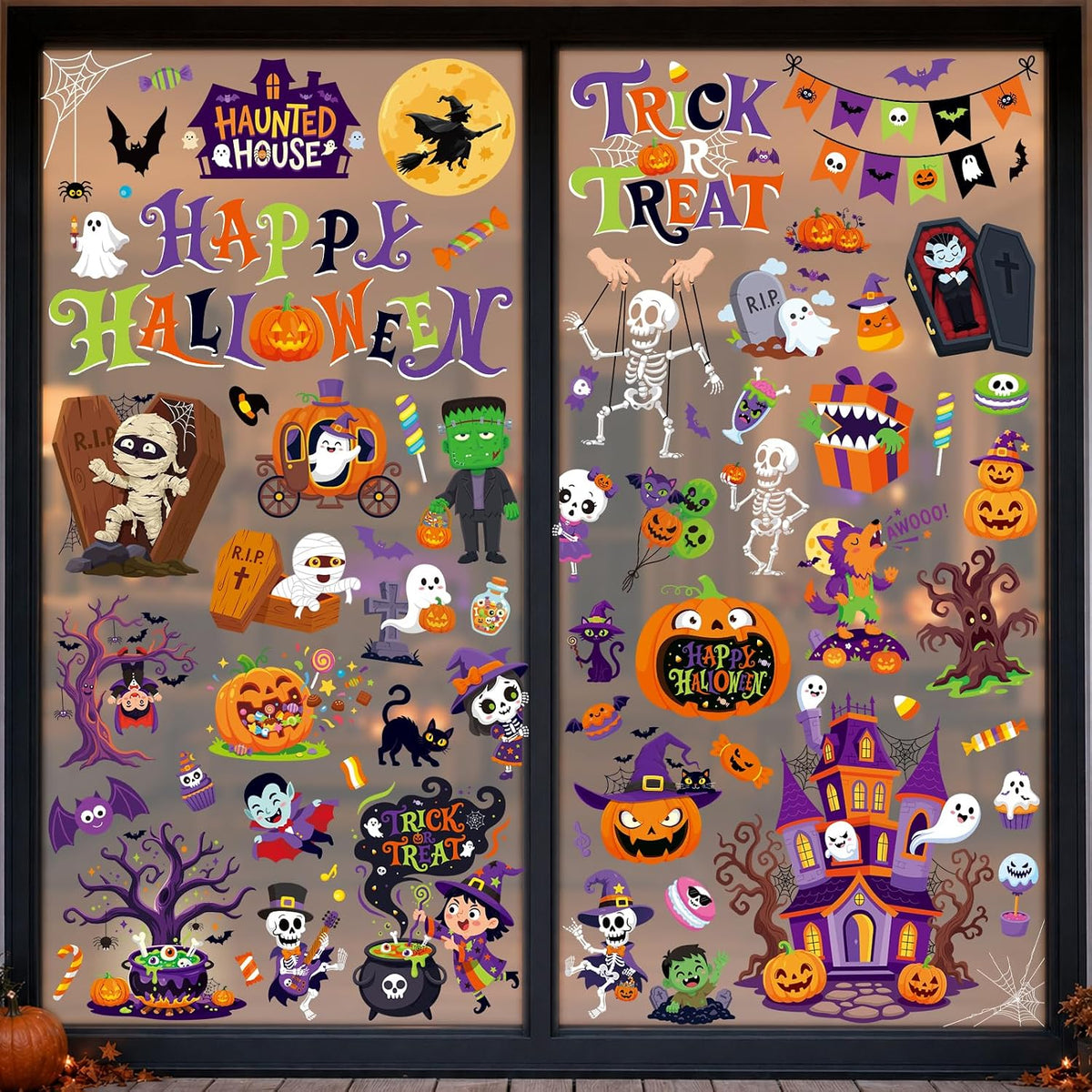 8 sheets containing 173 pre-cut decals at 13.78 x 9.84 inches each