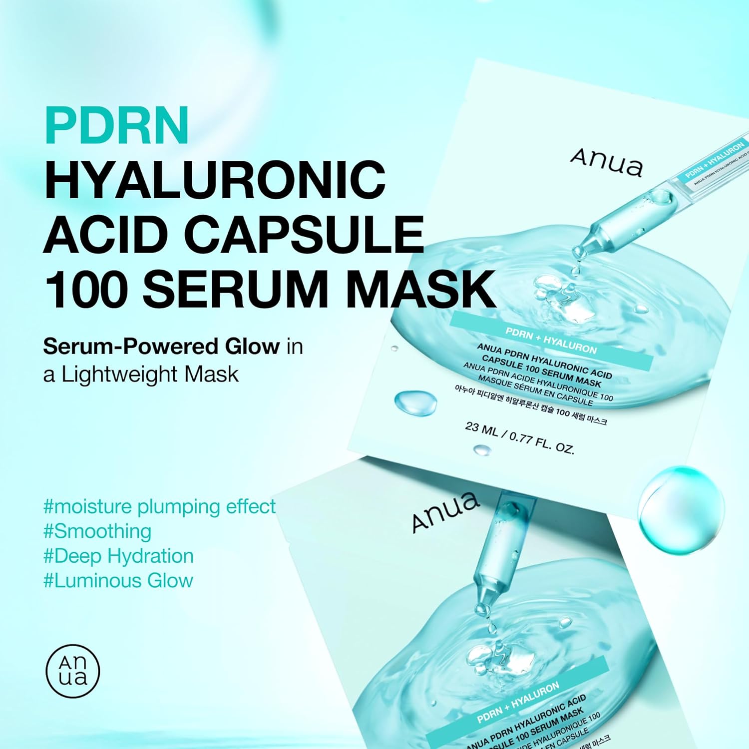 8 types of hyaluronic acid for multi-depth hydration