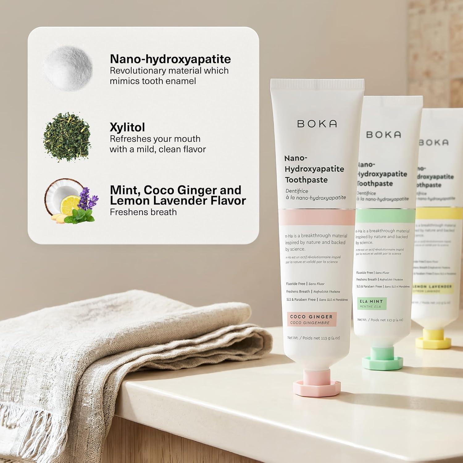 8 variants across 3 pack sizes (1, 2, 3-packs) and 2 tube sizes (1.3 oz travel, 4 oz full)