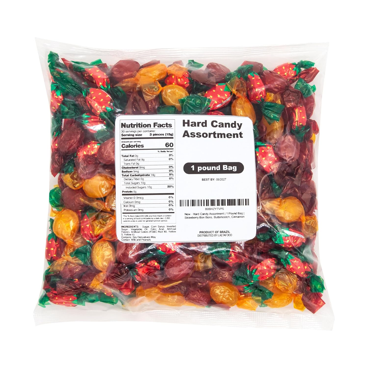 85-piece count in a 1-pound bag for high-volume value