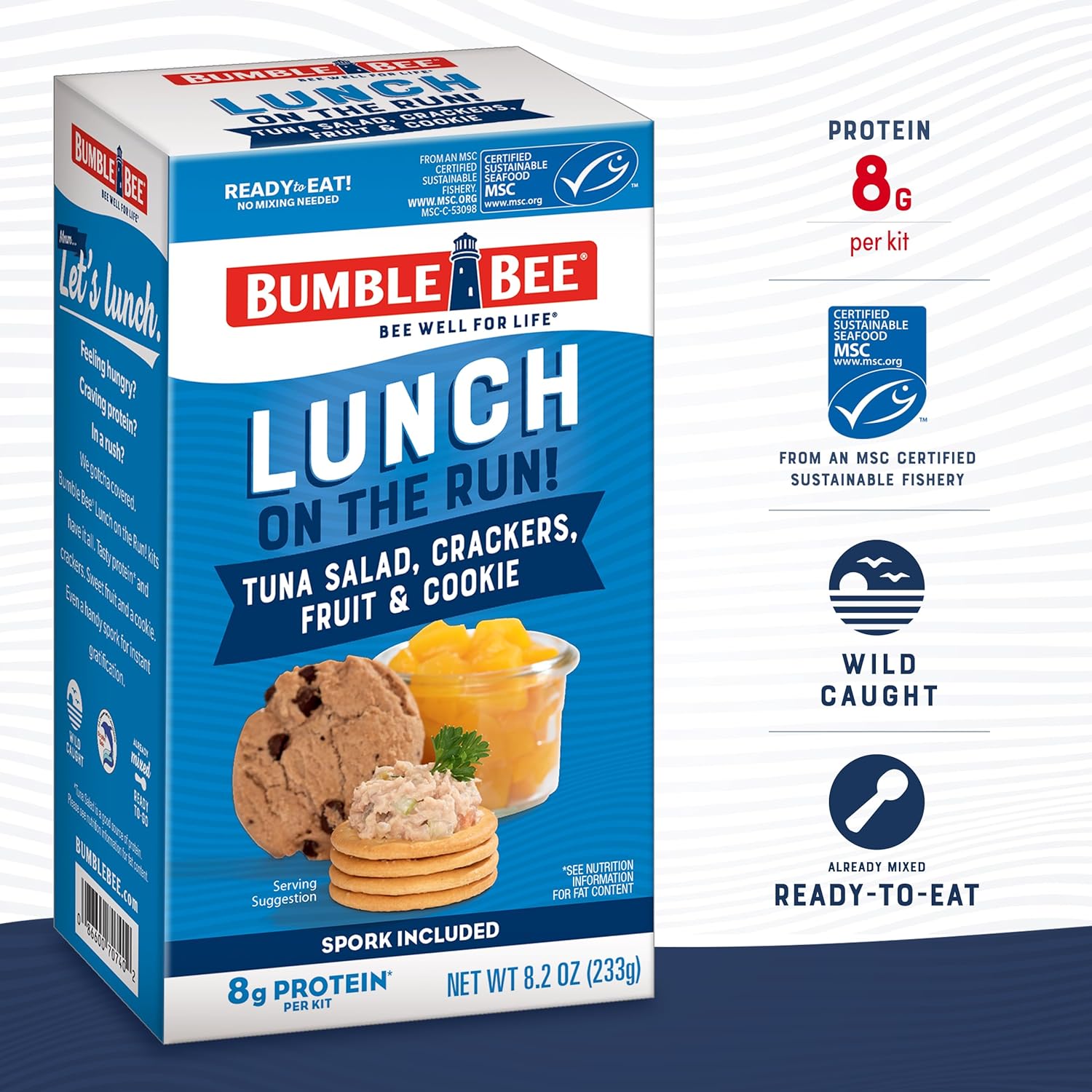 8g of protein per kit for a filling lunch