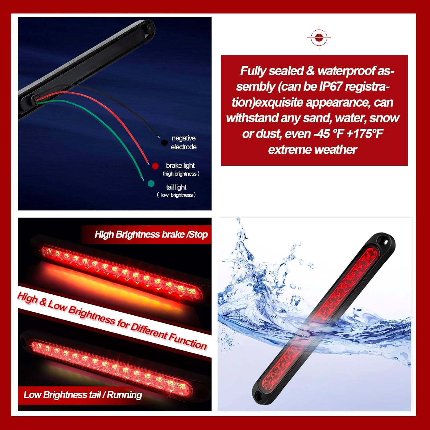 9–30v operating voltage compatible with 12v and 24v vehicle systems