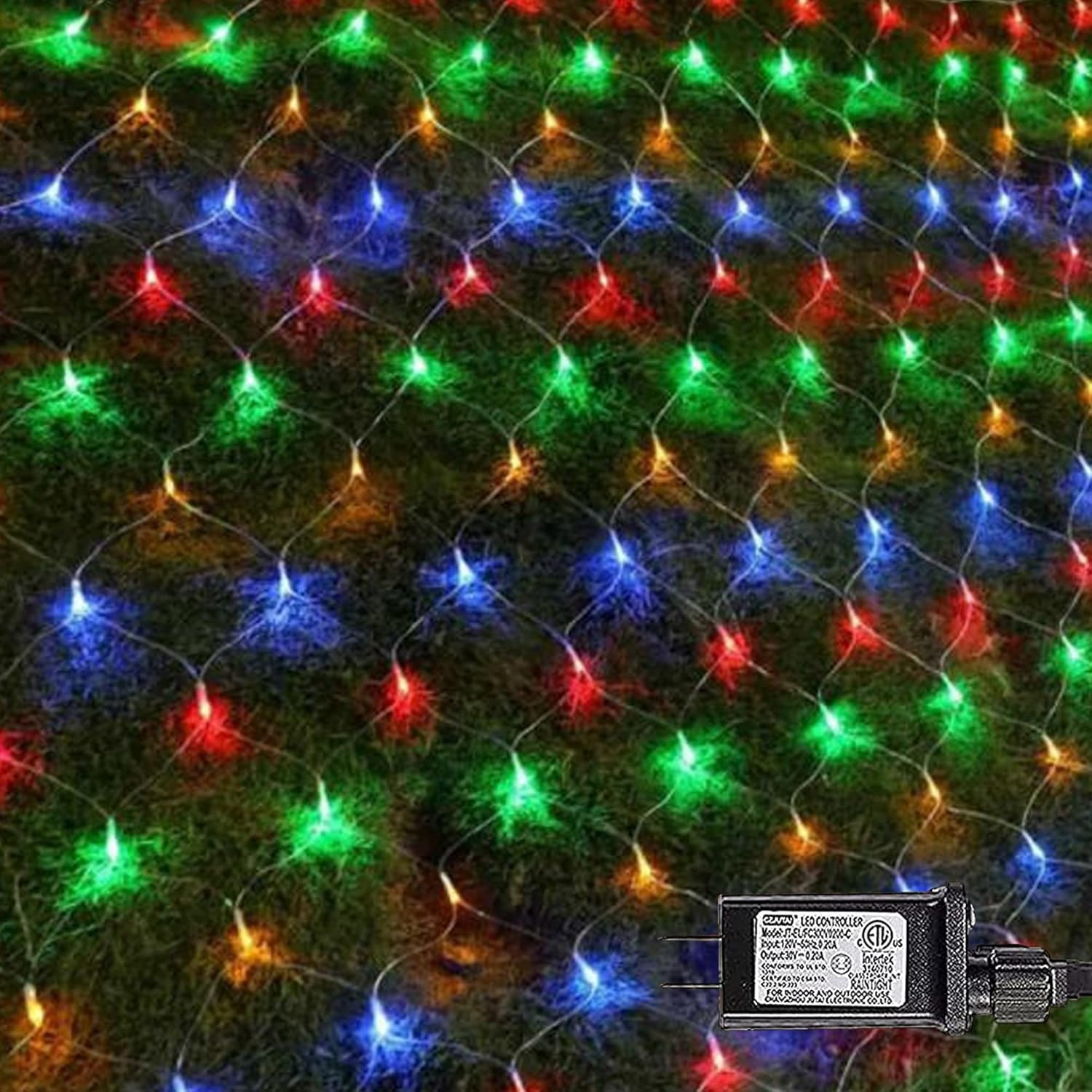 9.8ft x 6.6ft 200-led net mesh with 16.5ft lead cable