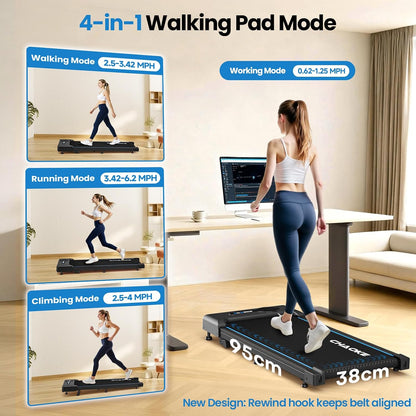 9% manual incline for hill-walking and amplified calorie burn