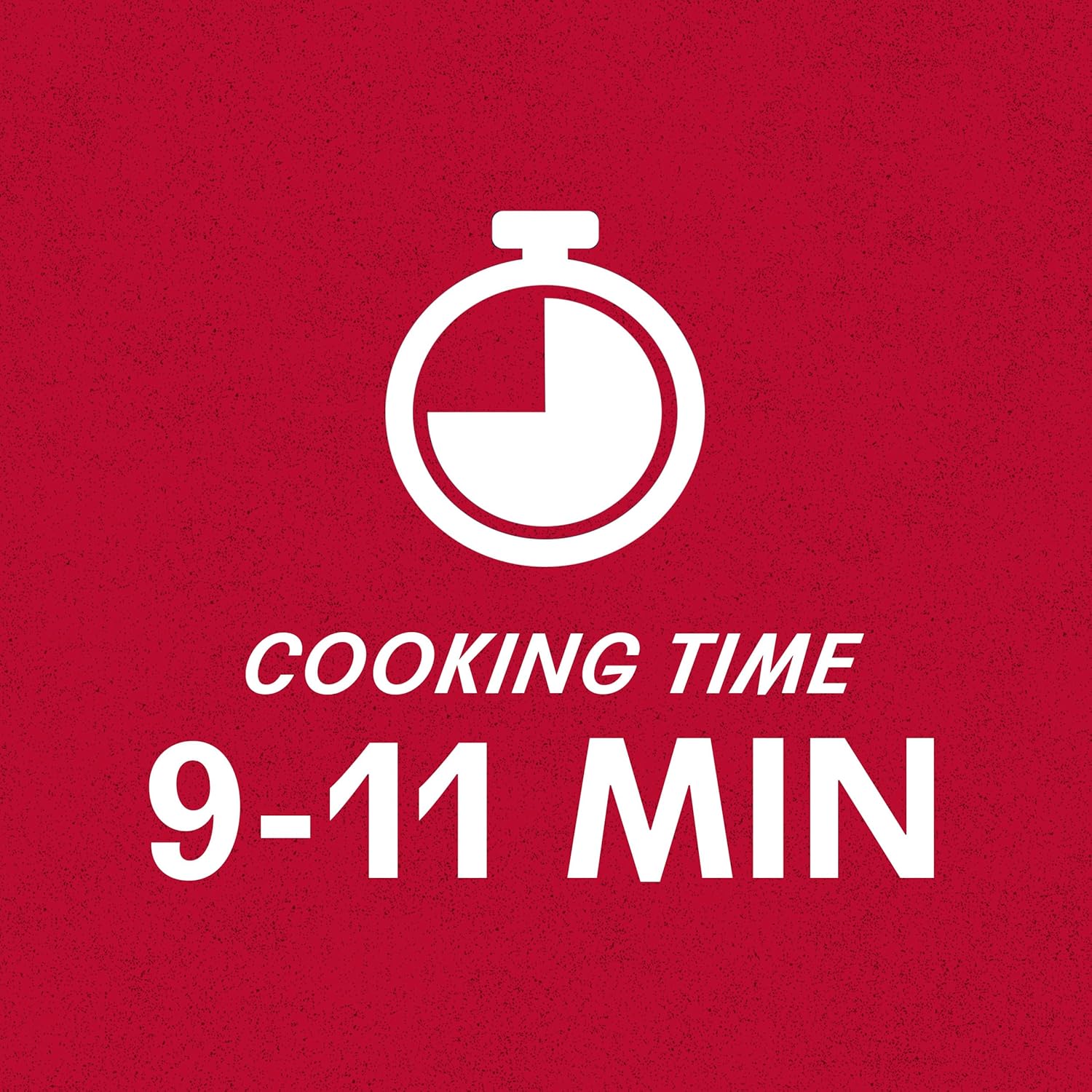 9-minute al dente cook time with 1-2 minute flexibility for softer texture