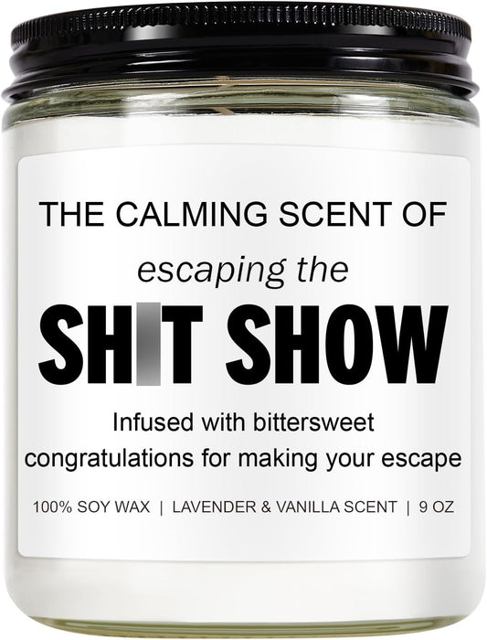9 oz natural soy wax candle in a reusable glass jar with lid