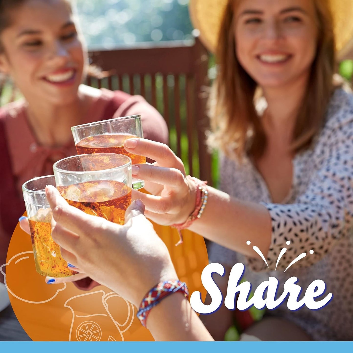 90% fewer calories than leading sweet tea beverages