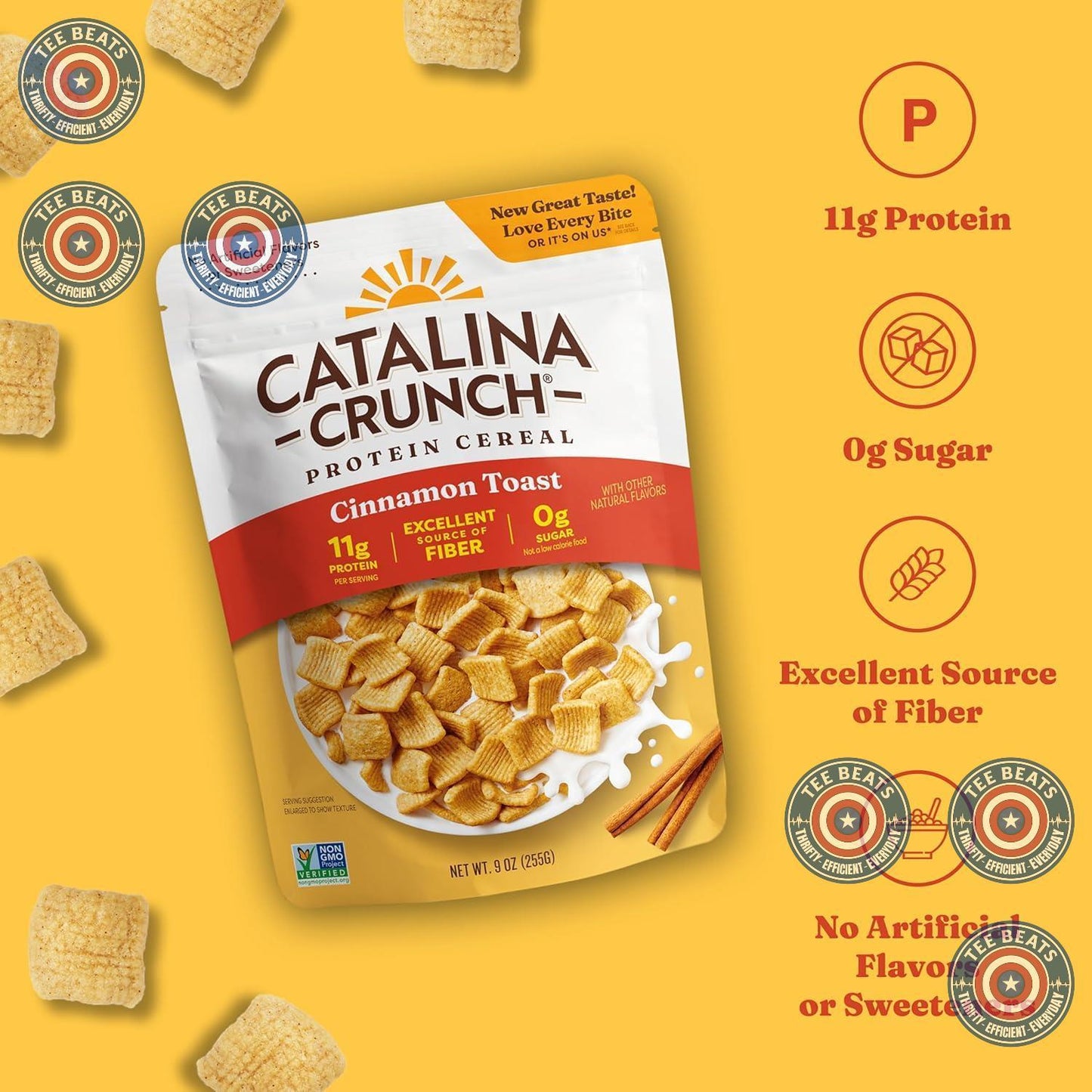 9g of fiber per serving to support digestive health