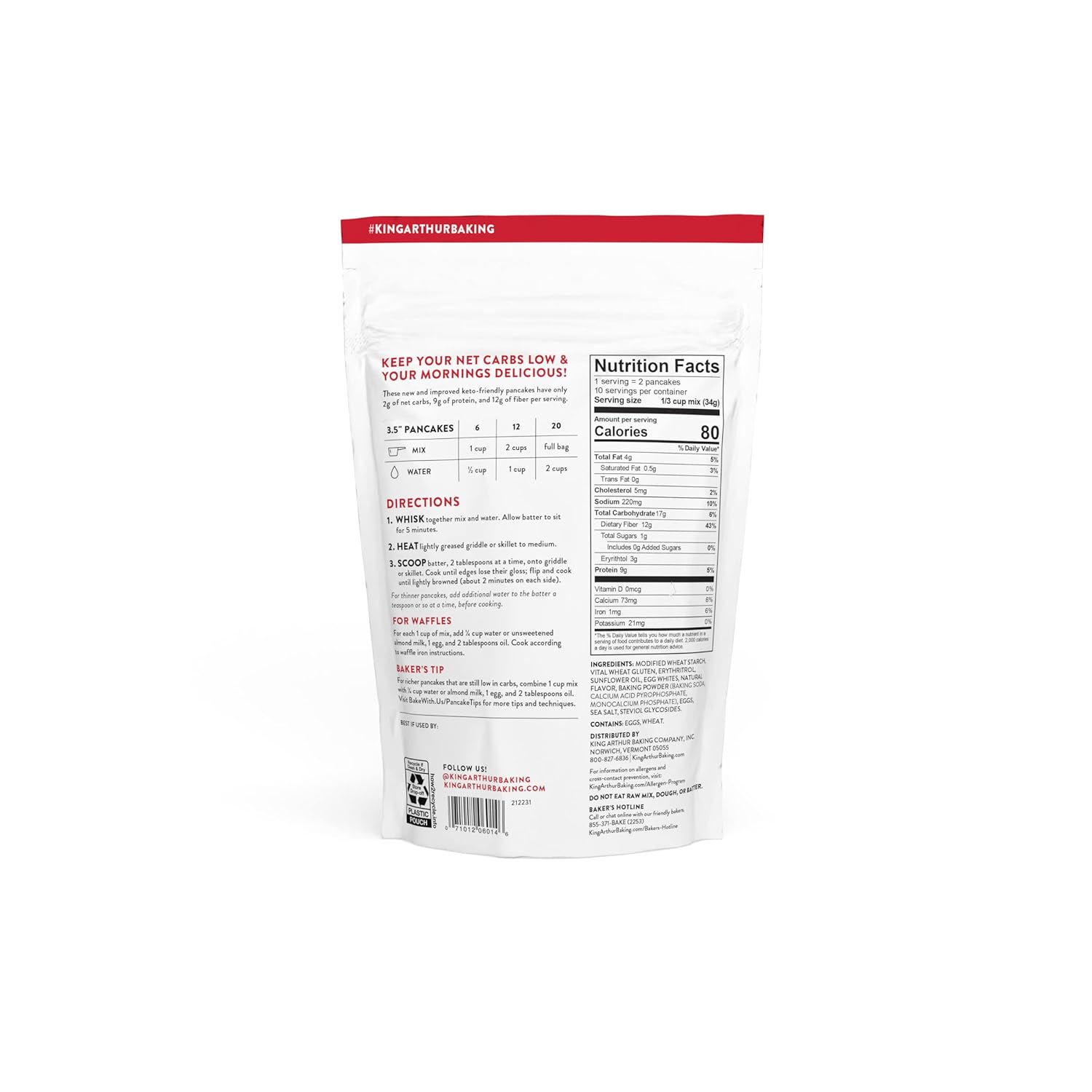 9g protein per serving for satiety and muscle support