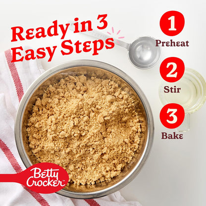 Betty Crocker Peanut Butter Cookie Mix, 7.2 oz., 12-Cookie Baking Routine for Home Bakers