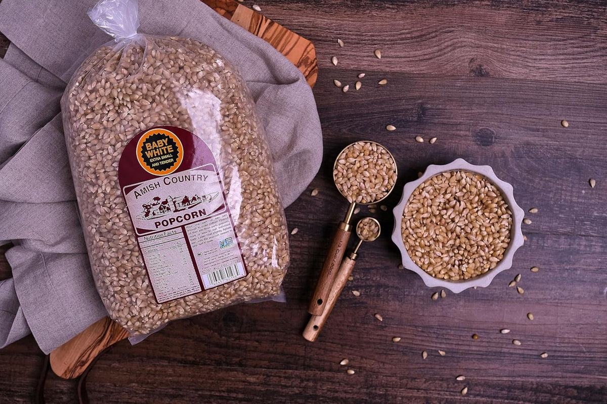 a one-ingredient list consisting only of popcorn kernels