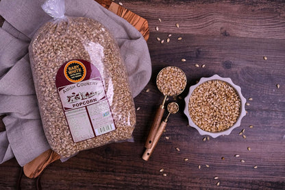 a one-ingredient list consisting only of popcorn kernels