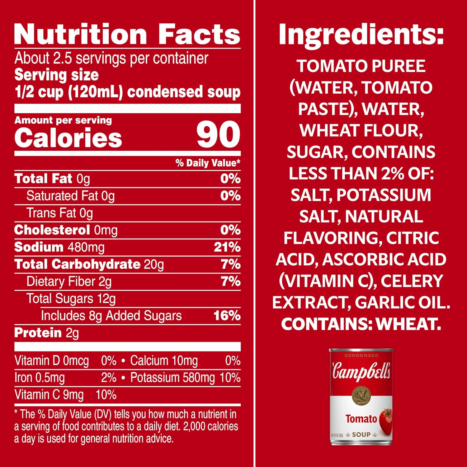 about 2.5 microwave-ready servings per can