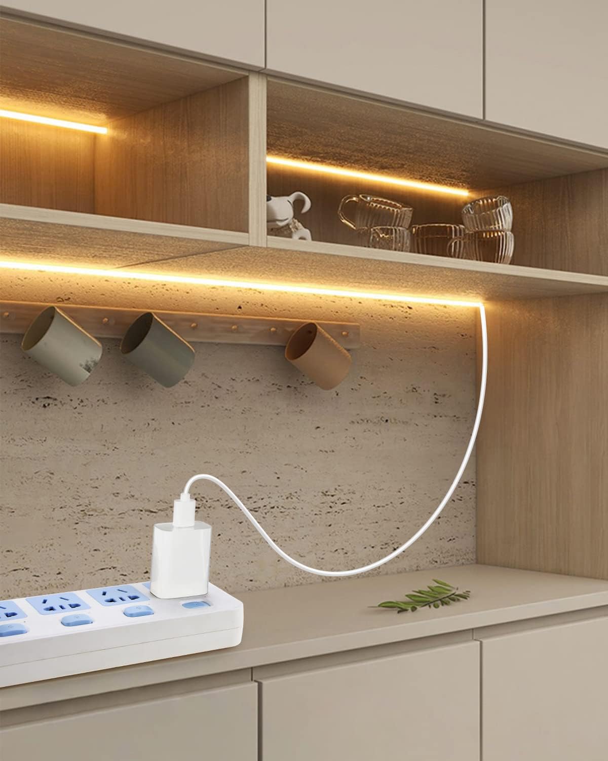 Aclorol COB LED Strip Lights – Behind TV Aesthetic Backlight, 3000K Soft Glow for Bedroom