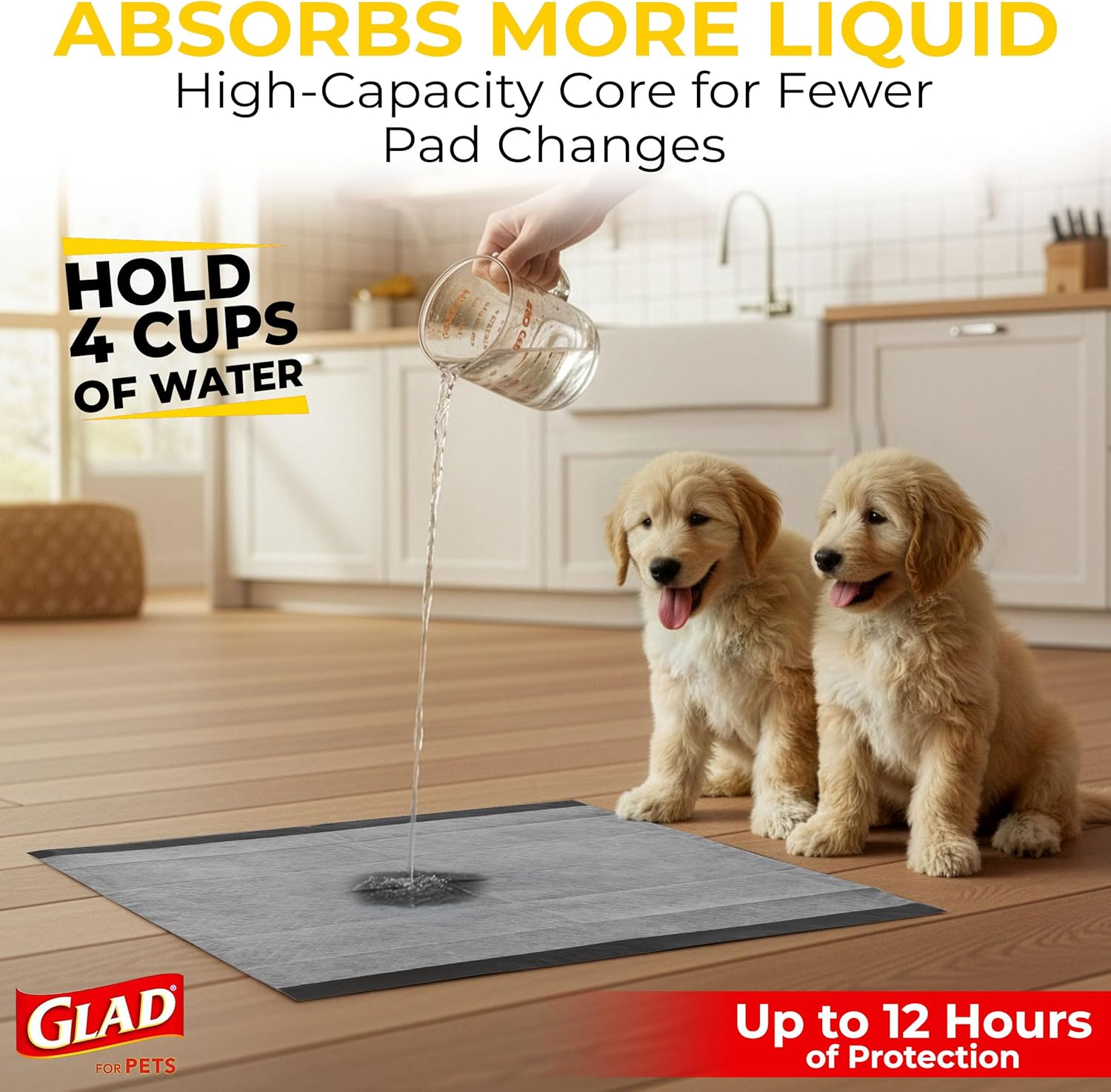 activated carbon odor-neutralizing core that captures urine odor compounds at the molecular level