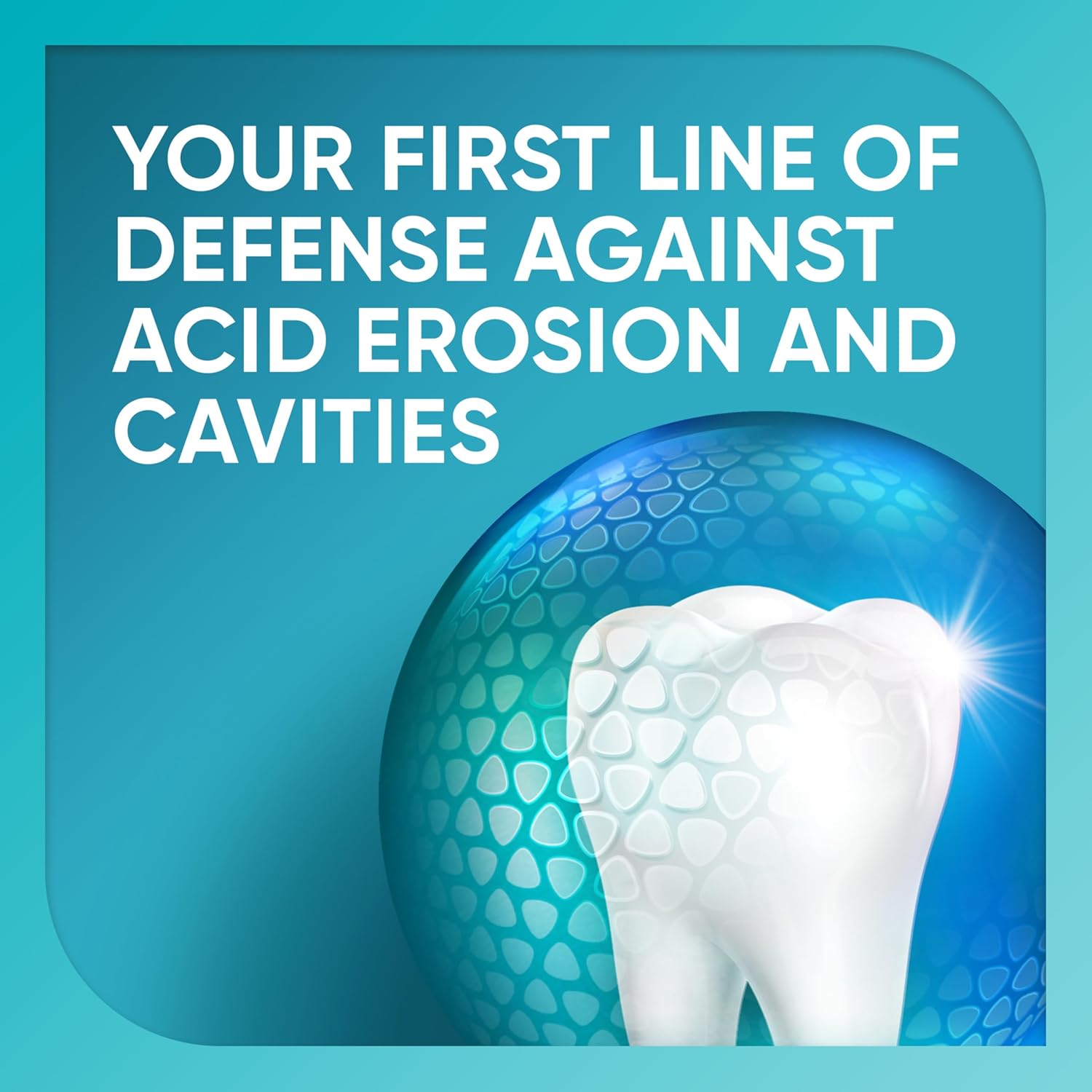 active ingredient sodium fluoride (anticavity) that binds to enamel for remineralization