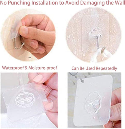 Adhesive Wall Hooks – Damage-Free Wall Hooks for Rental Homes with Strict Safety Rules