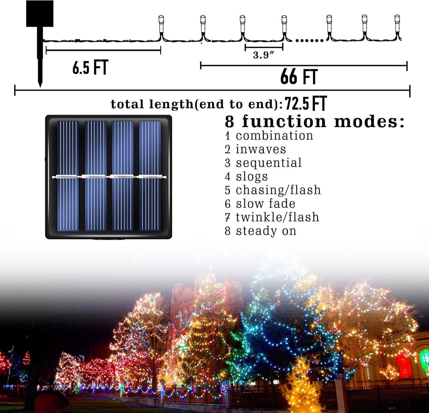 adjustable 180-degree mono-crystalline silicon solar panel with built-in 1800mah nimh battery