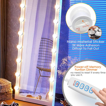 adjustable color temperature from 3000k warm to 6000k cool white