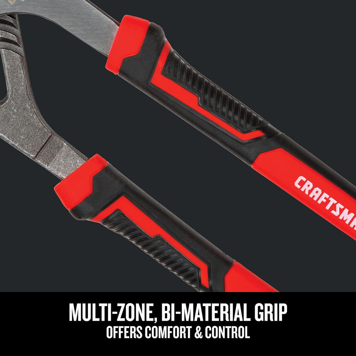 adjustable groove-joint design to accommodate multiple jaw widths/sizes