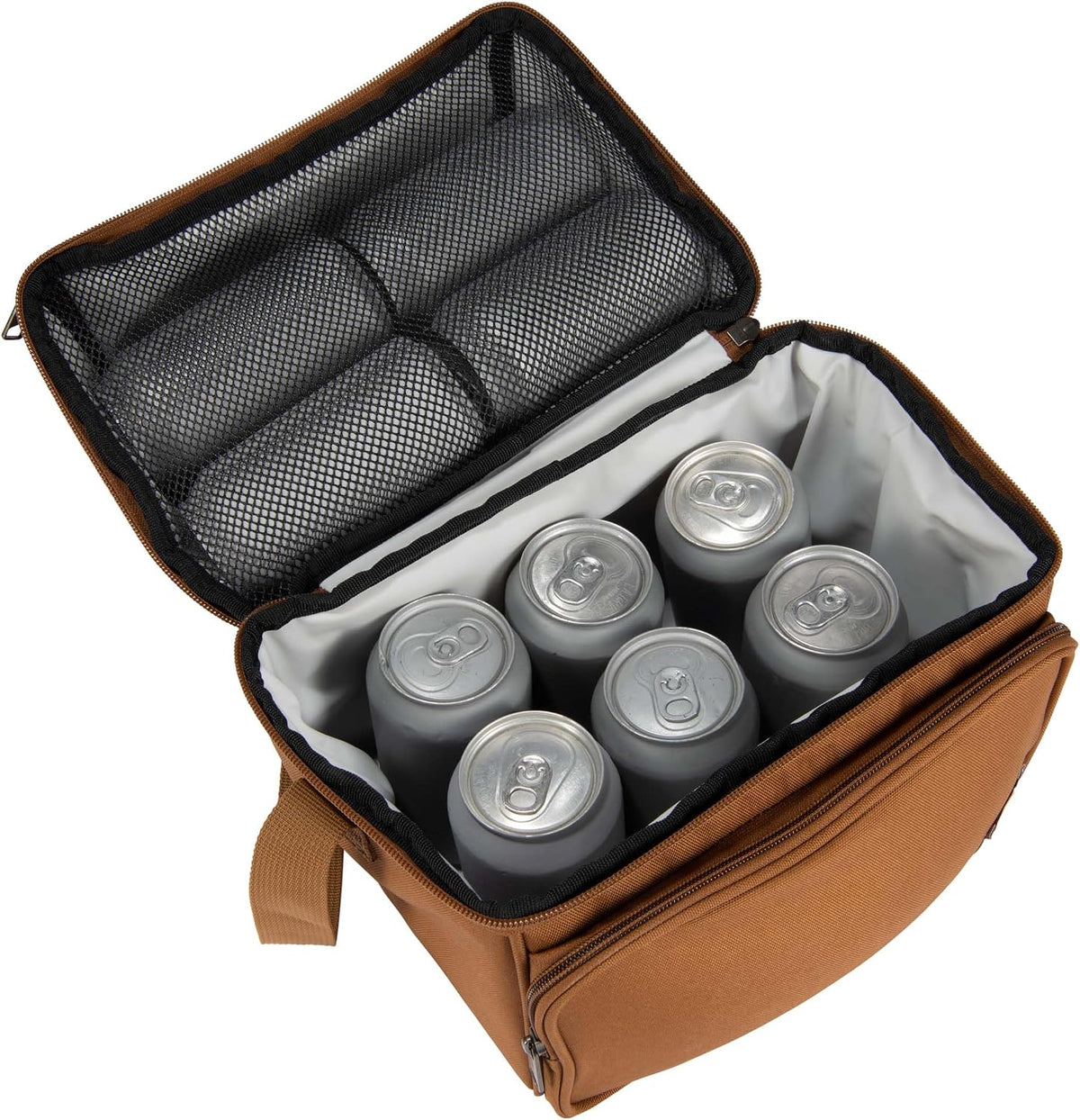adjustable shoulder strap and sturdy carry handles for hands-free transport