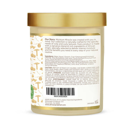 African Pride Moisture Miracle Pre-Poo – Mindful Hair Care for Coily and Curly Textures, Gentle Aloe Detangler for a Calming Shower Ritual