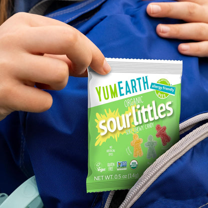 ages 3+ suitability and kosher, vegan, non-gmo certifications