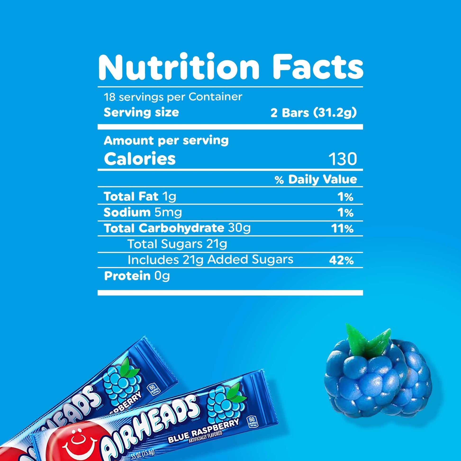 Airheads Cherry Taffy – Gluten-Free and Kosher Certified Snack for Dietary Wellness, Individually Wrapped 36 Pack