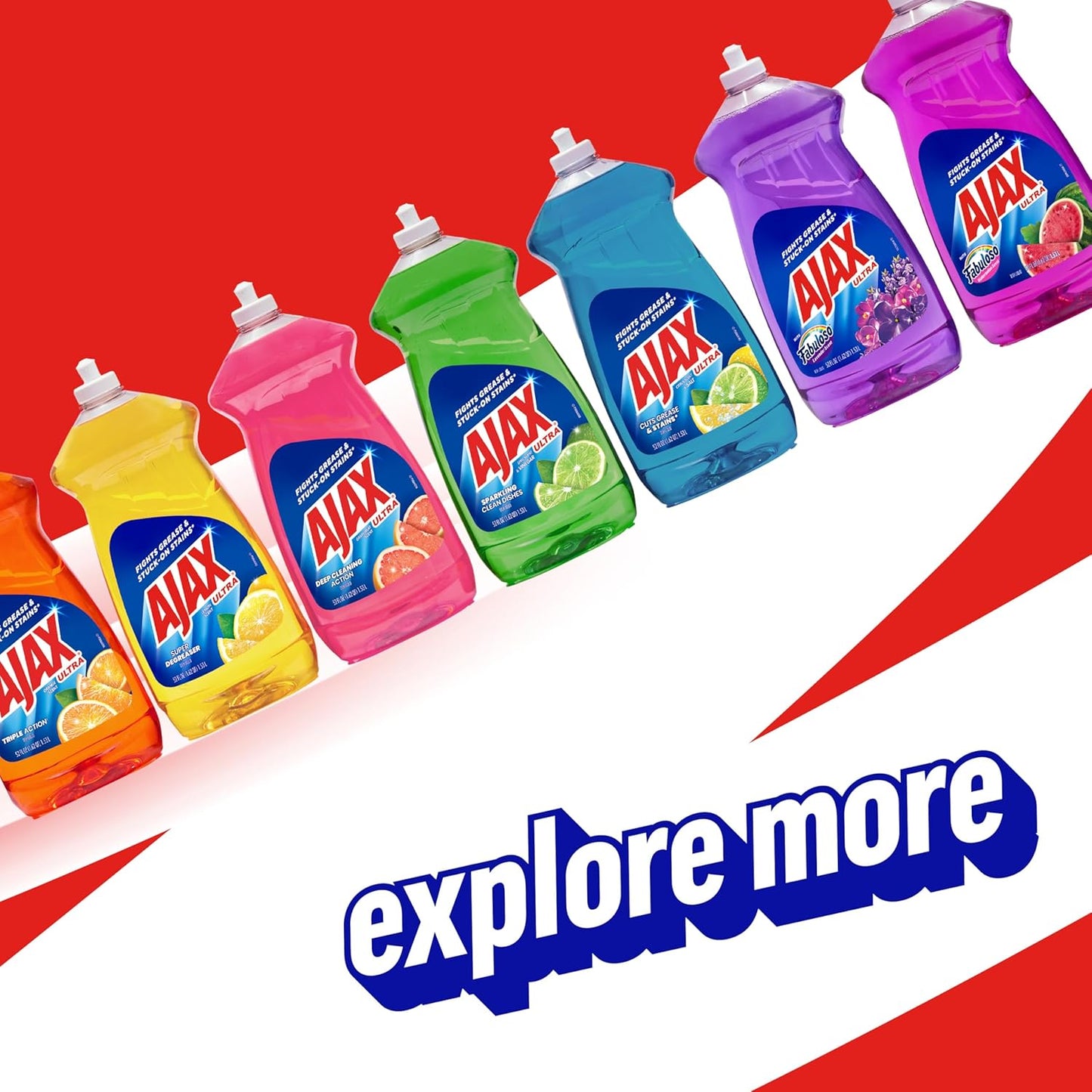 Ajax Powder Cleanser with Bleach - Phosphate-Free 12-Pack for a Cleaner Home and Cleaner Conscience