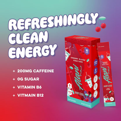 Alani Nu PINK SLUSH Energy Sticks – Affordable Gift for College Students, Gym Lovers, and Busy Professionals