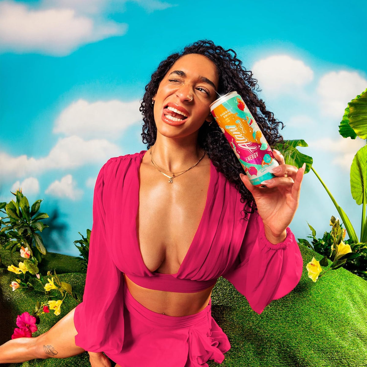 Alani Nu Sherbet Swirl Energy Drink – Clean Beauty Fridge Staple, Vegan Gluten-Free Afternoon Recharge for Her