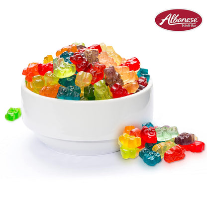 Albanese World's Best Gummi Bears Family Size – Durable Outdoor Snack for Picnics, Hiking Packs, and Beach Days