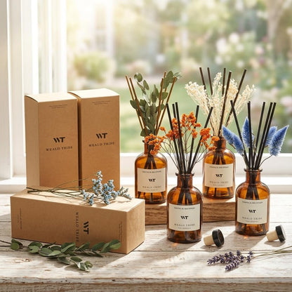 alcohol-free formula using natural plant oils, suitable for home, office, and hotel