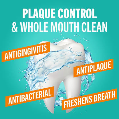 alcohol-free, no-burn formula suitable for sensitive mouths