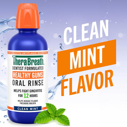 alcohol-free, non-burning clean mint formula