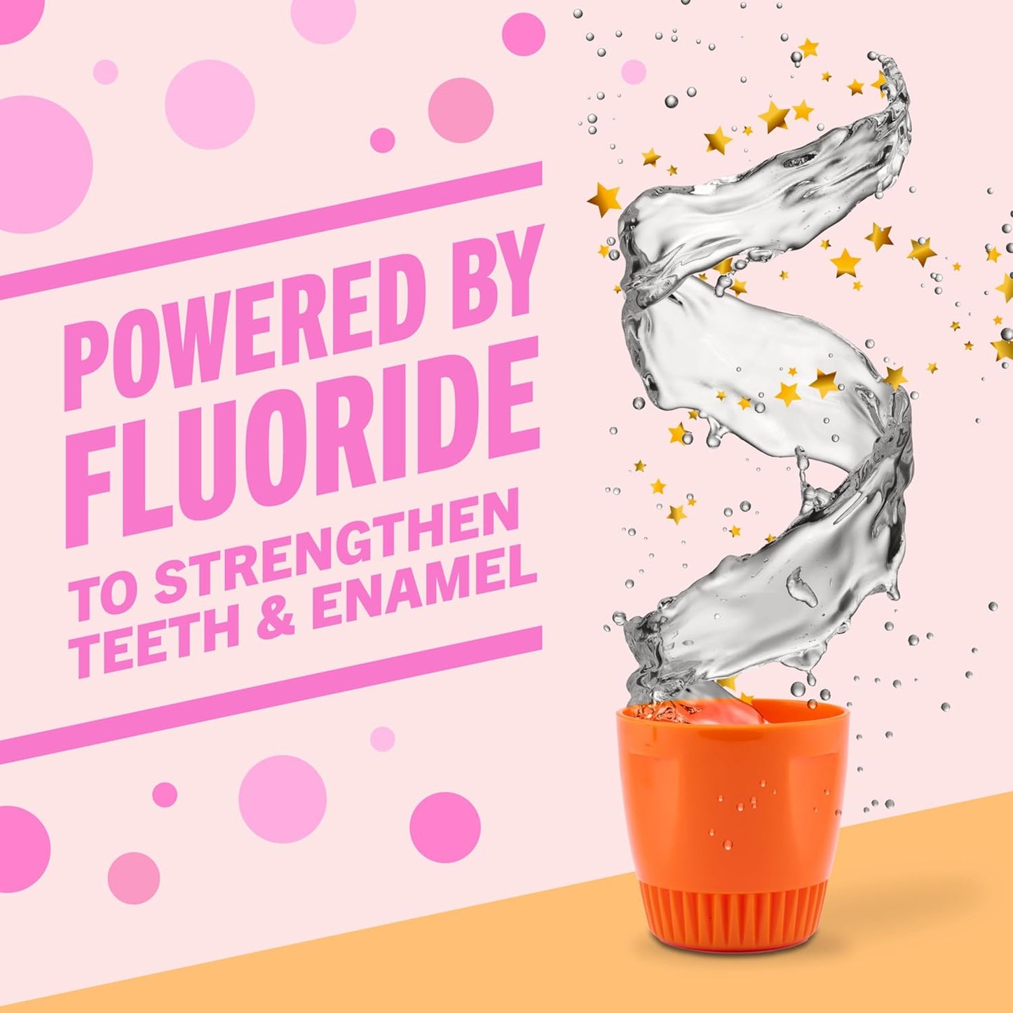 alcohol-free, non-burning, dye-free, paraben-free, and saccharin-free formula