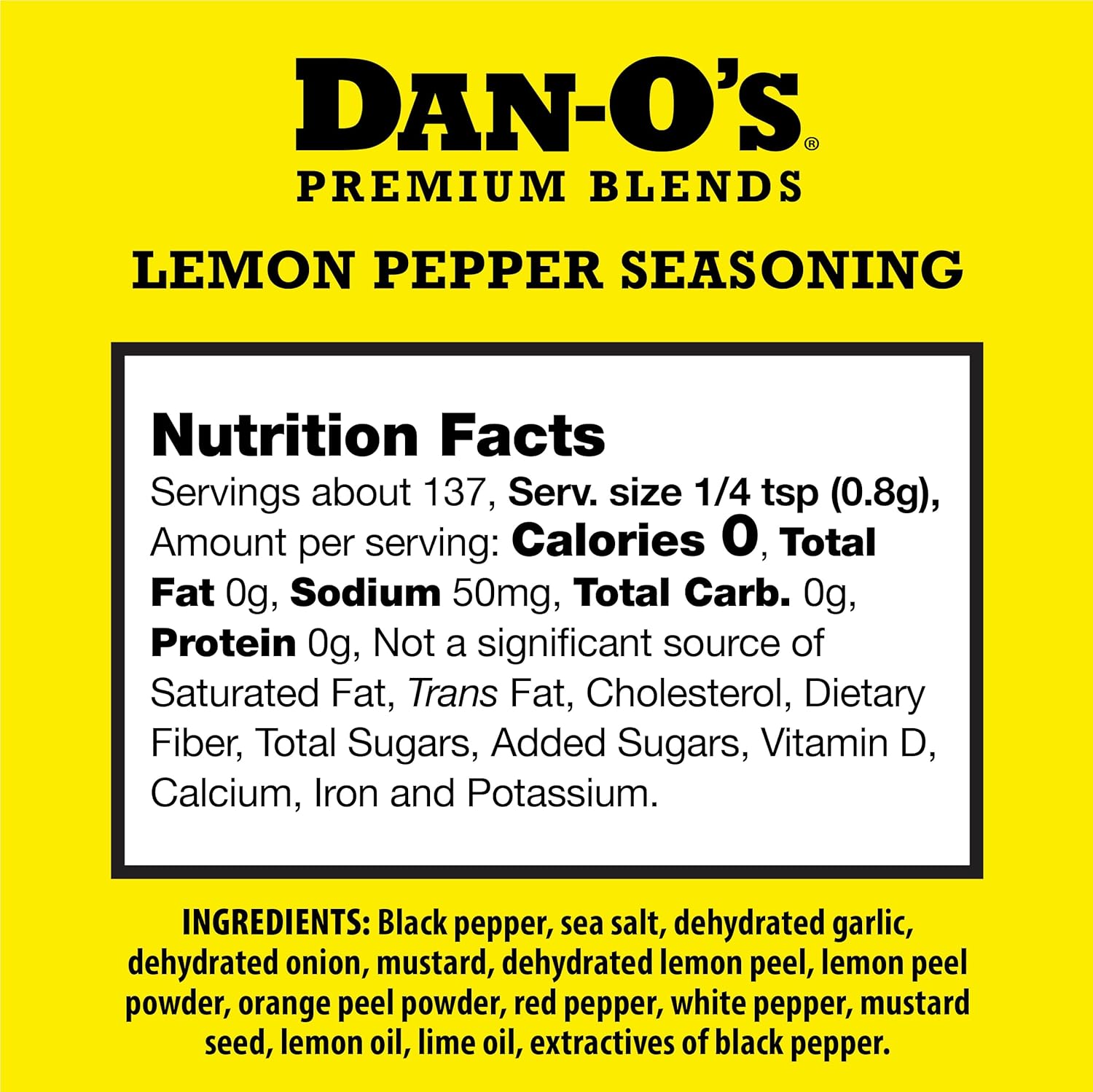 all-purpose formulation compatible with chicken, steak, seafood, vegetables, eggs, pasta, and popcorn