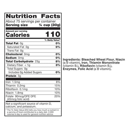 all-purpose formulation compatible with yeast breads, cookies, cakes, and pizza dough