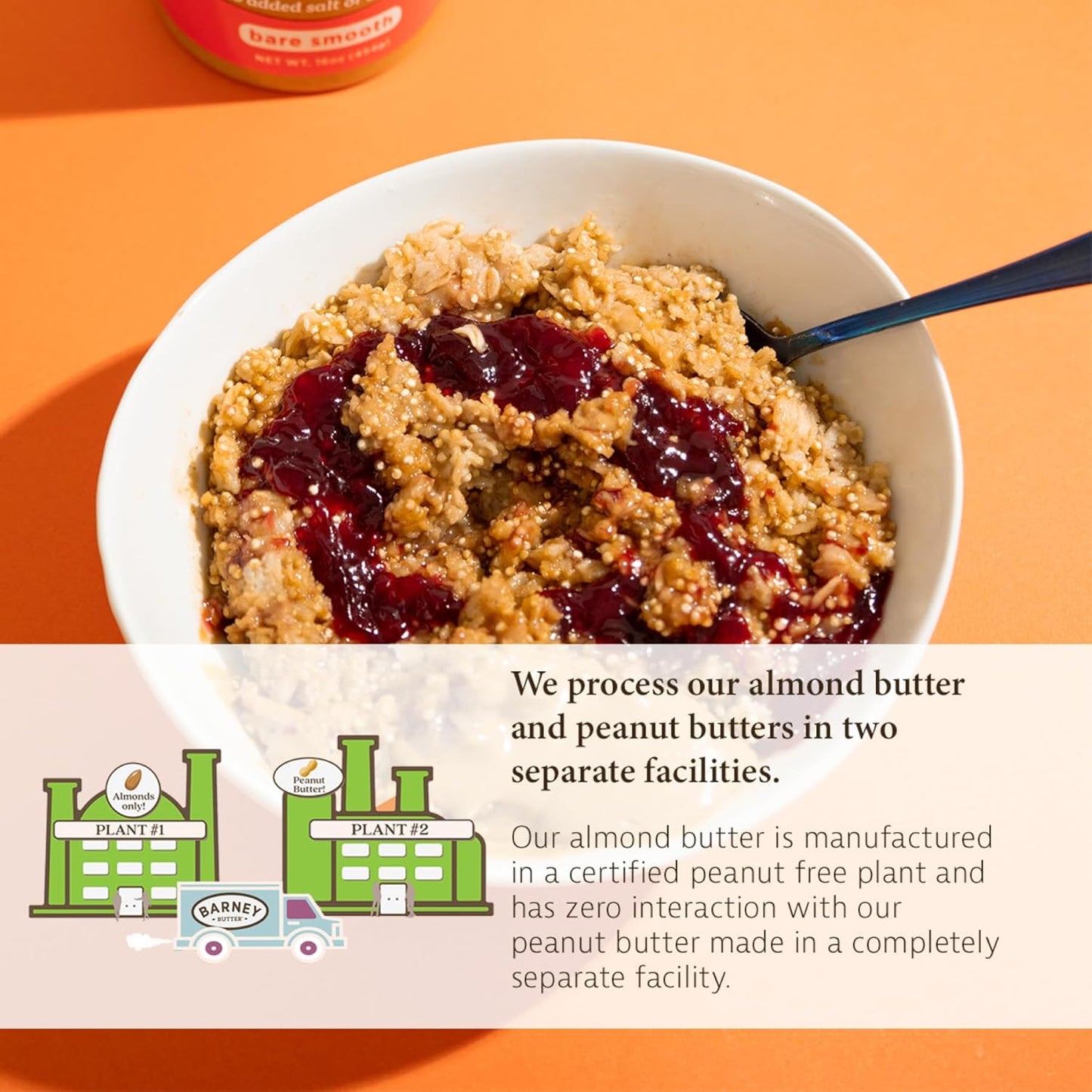 allergen-friendly certifications: peanut-free facility, gluten free, soy free, dairy free, egg free, kosher, and vegan