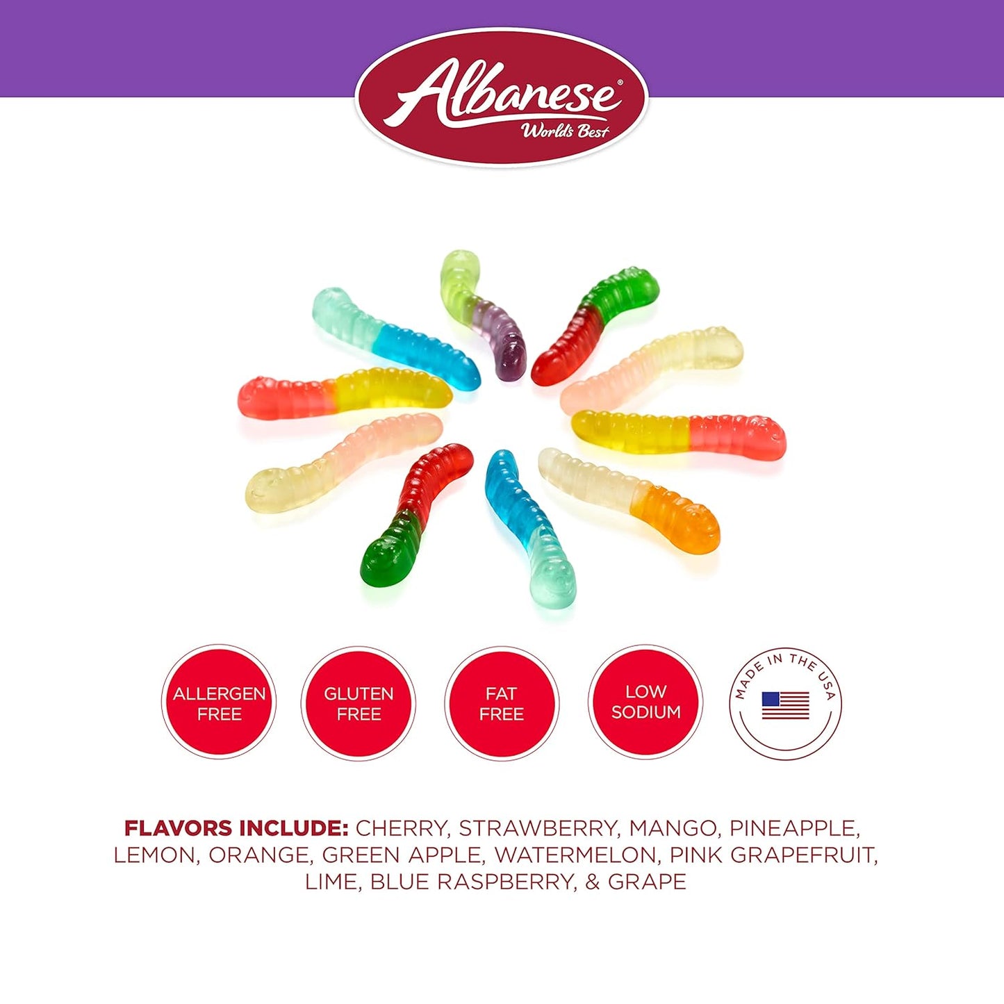 allergen-friendly formulation: peanut free, tree nut free, dairy free, msg free, gluten free