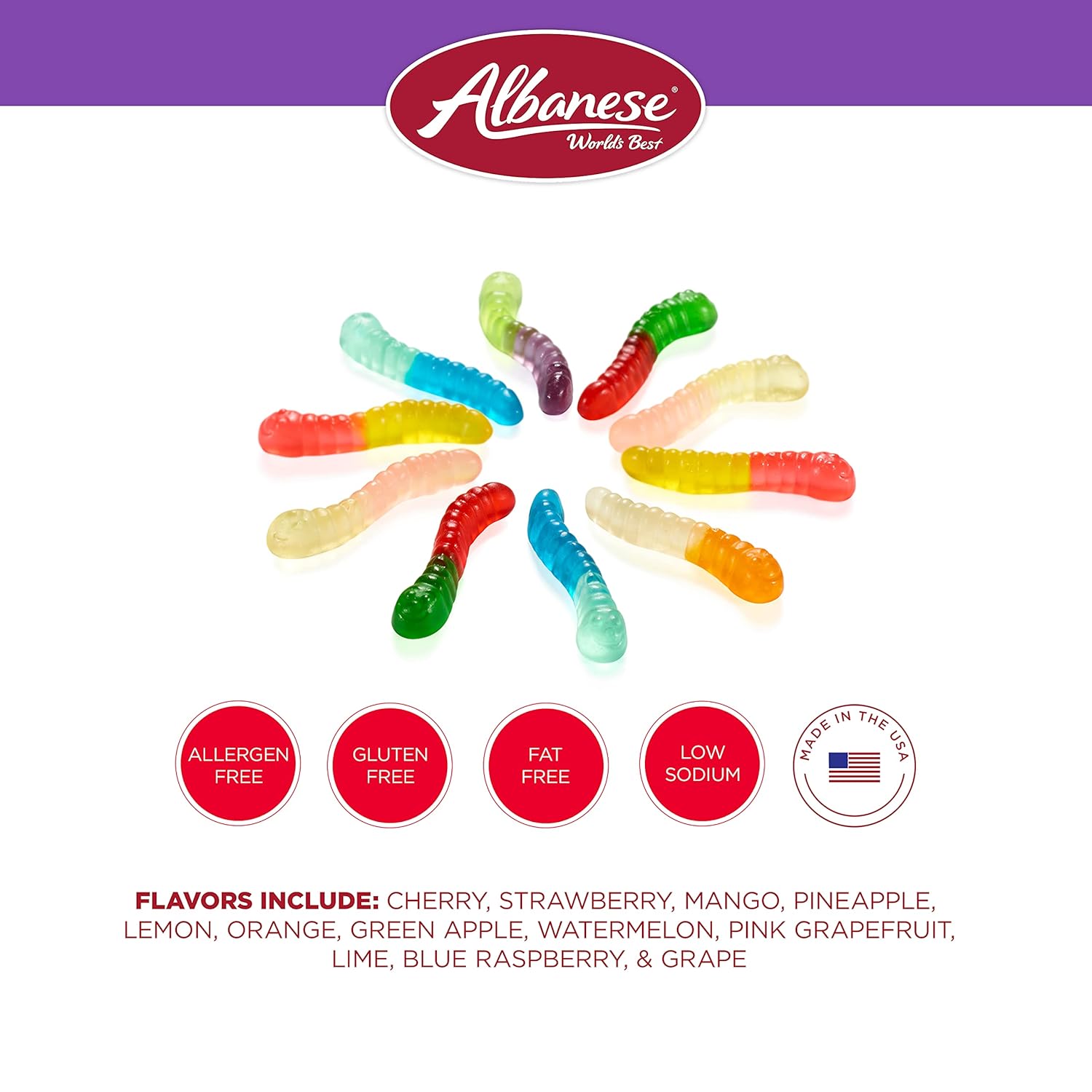 allergen-friendly formulation: peanut free, tree nut free, dairy free, msg free, gluten free