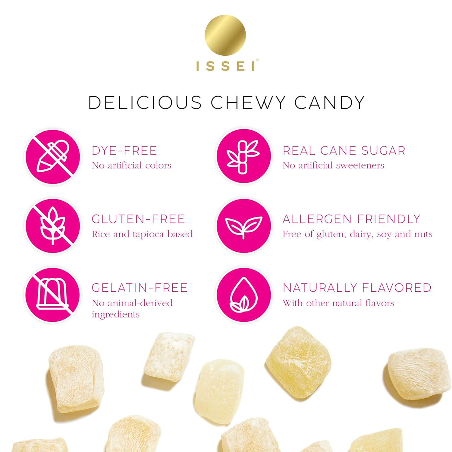 allergen profile free from gluten, dairy, soy, and nuts