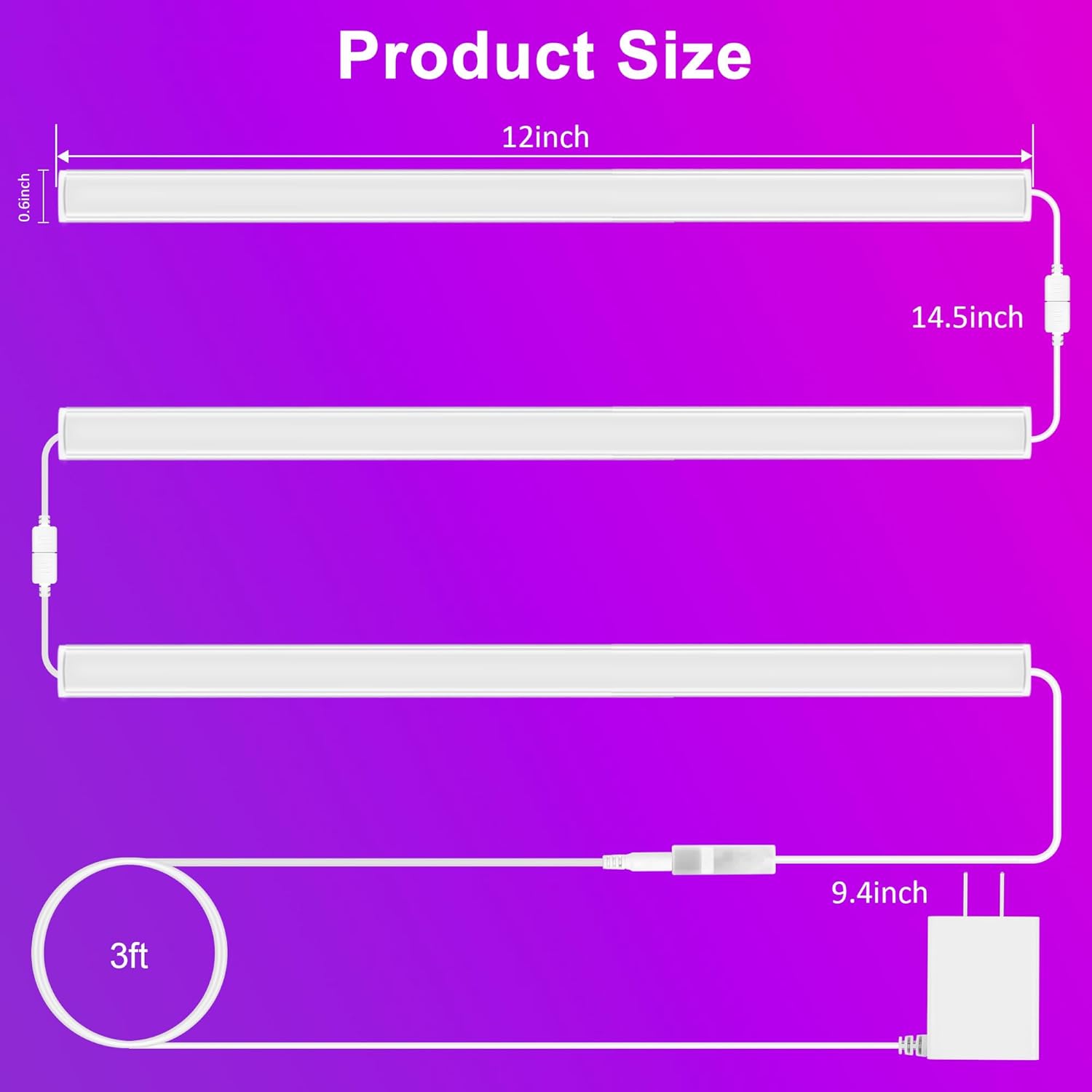 aluminum housing with three mounting options: metal clips, screws, and double-sided tape