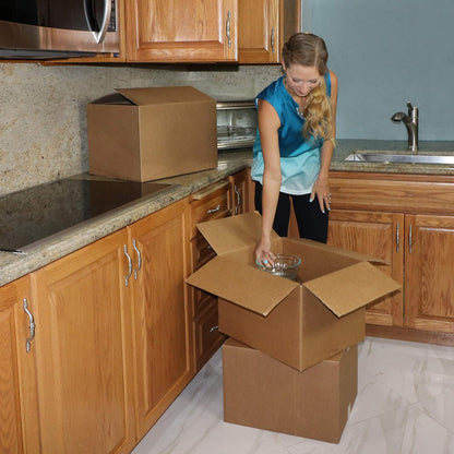 Amazon Basics Folding Storage Boxes – Consistent Brown Pack for Whole-Home Visual Order